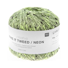Rico Design - Make it Tweed Green Neon